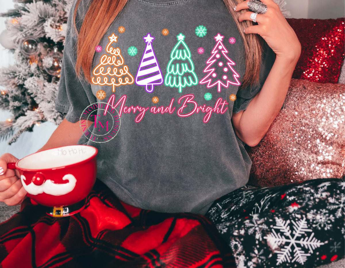 Merry & Bright W/ Trees