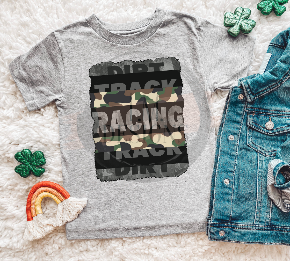 Camo Dirt Track Racing