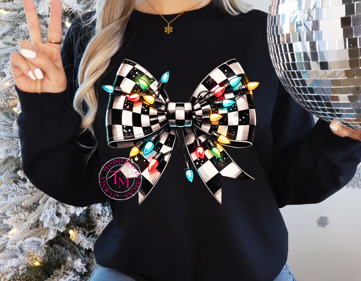 Checkered Light Bow