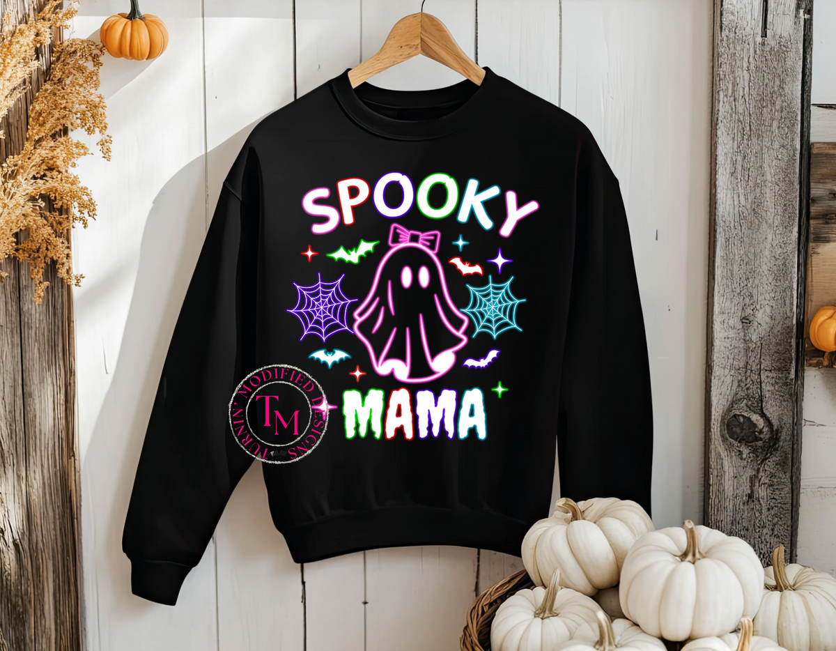 Neon Spooky Mama