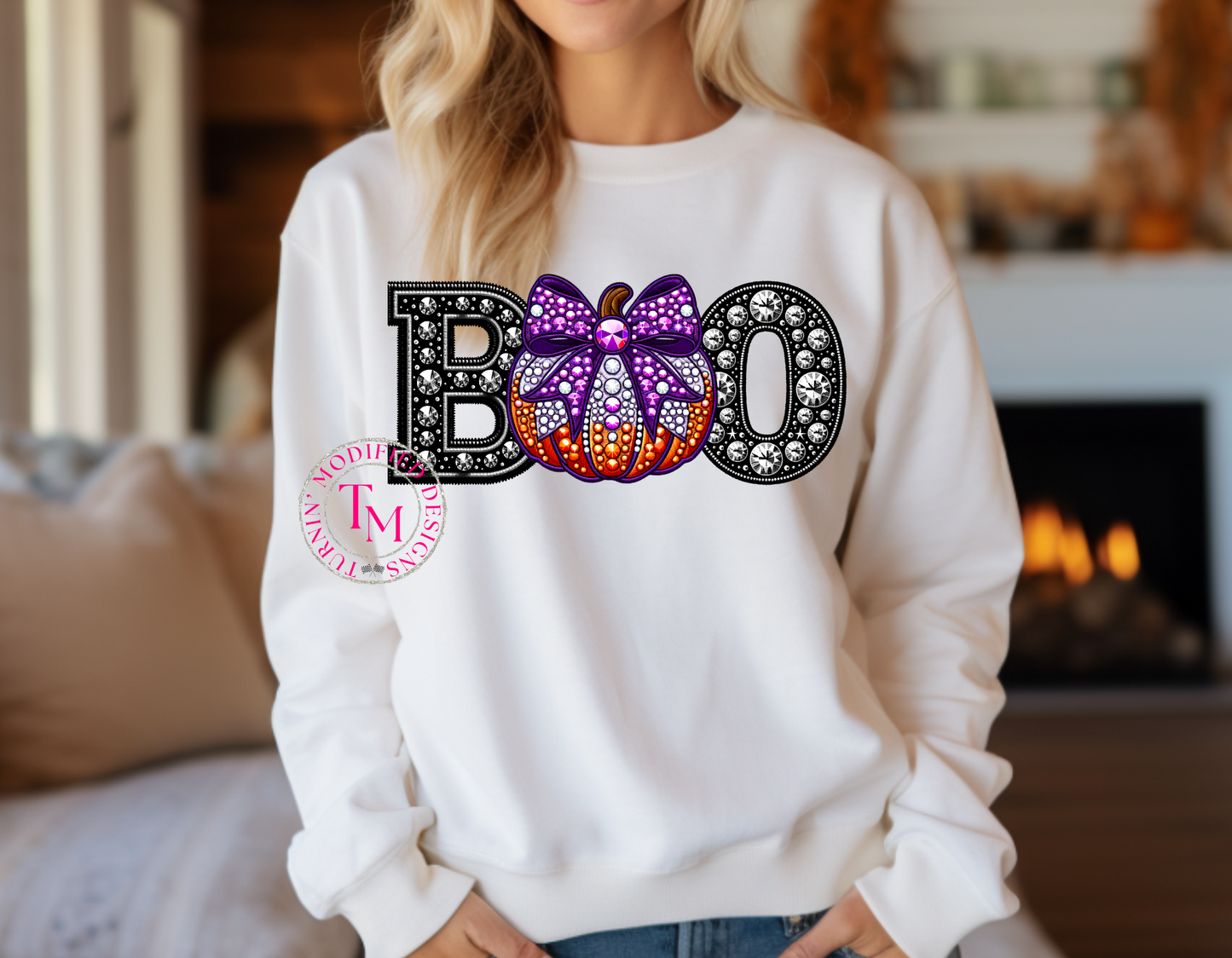 Diamond Boo W/ Bow