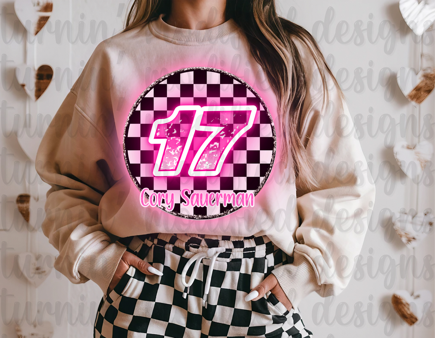 Neon Number W. Name