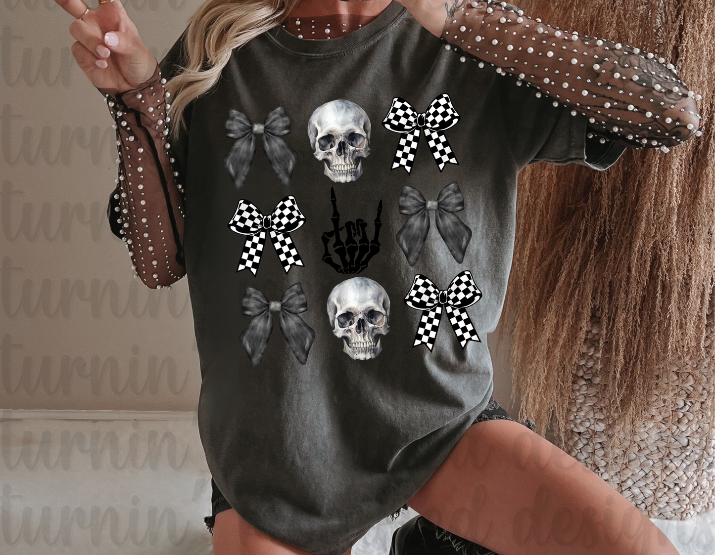 Checkered Skull
