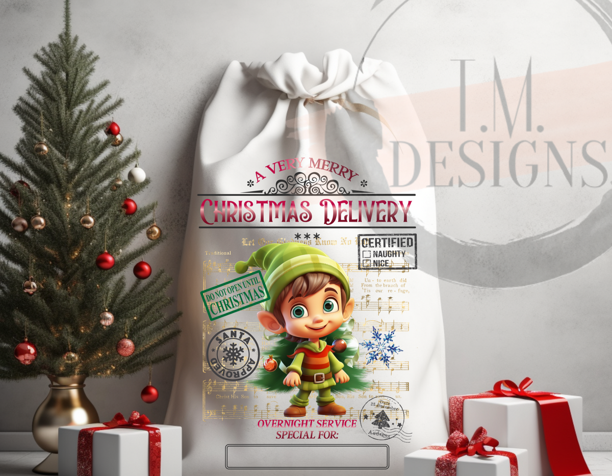 Cartoon Santa Sacks