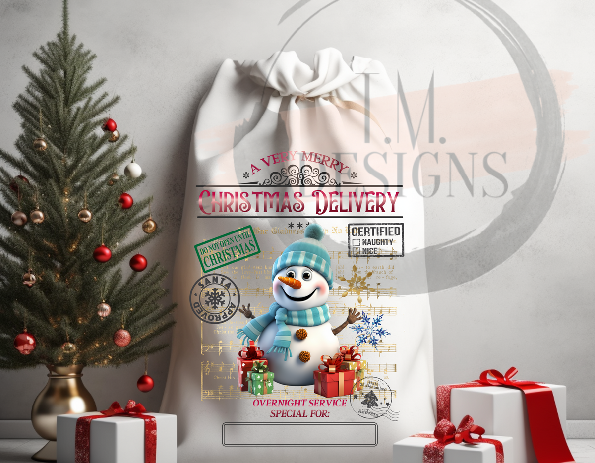 Cartoon Santa Sacks