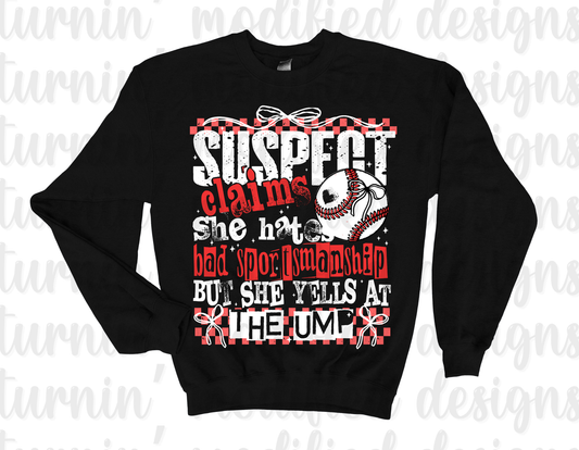 Suspect Softball