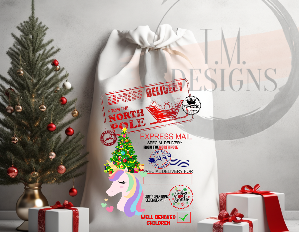 Cartoon Santa Sacks