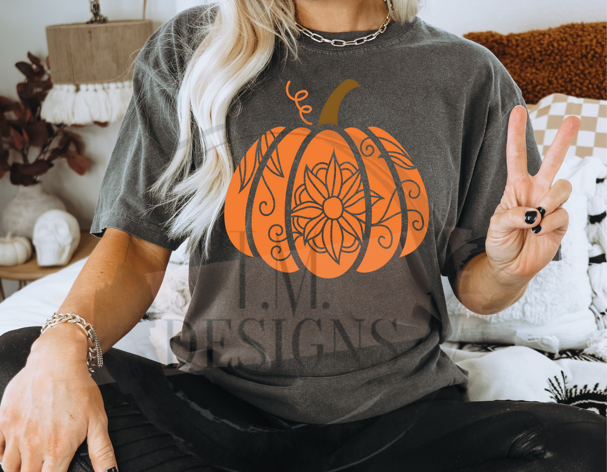 Floral Pumpkin