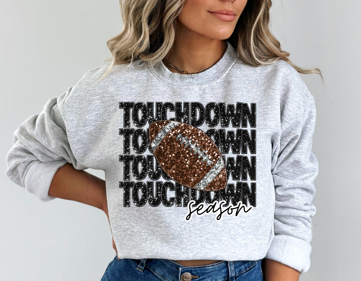 Glitter Touchdown Season