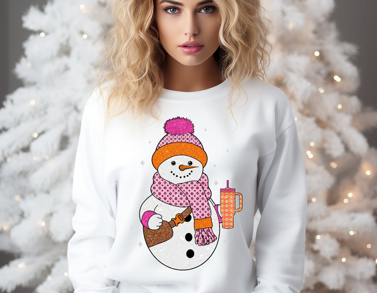 Glitter Snowman