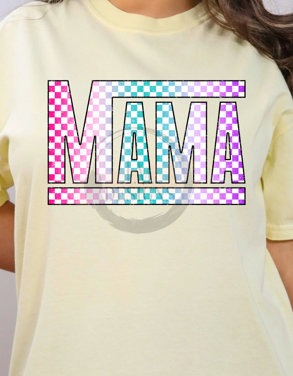 Checkered Mama Color