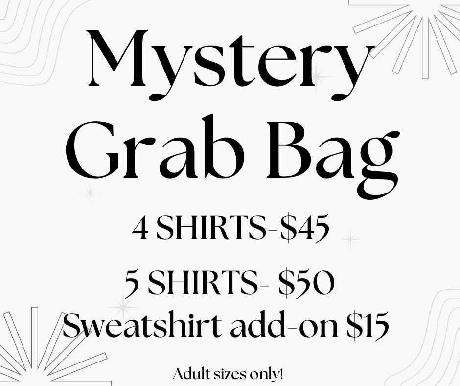 Mystery Grab Bag 4 Shirts