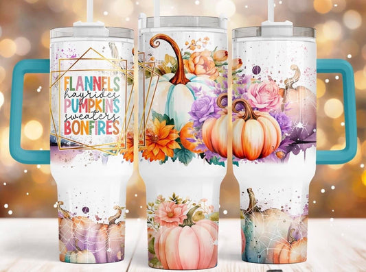 Flannels, Pumpkins, Bonfirs