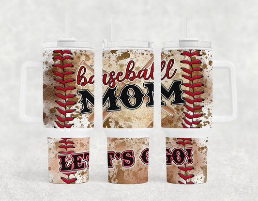 40 Oz Baseball Mom