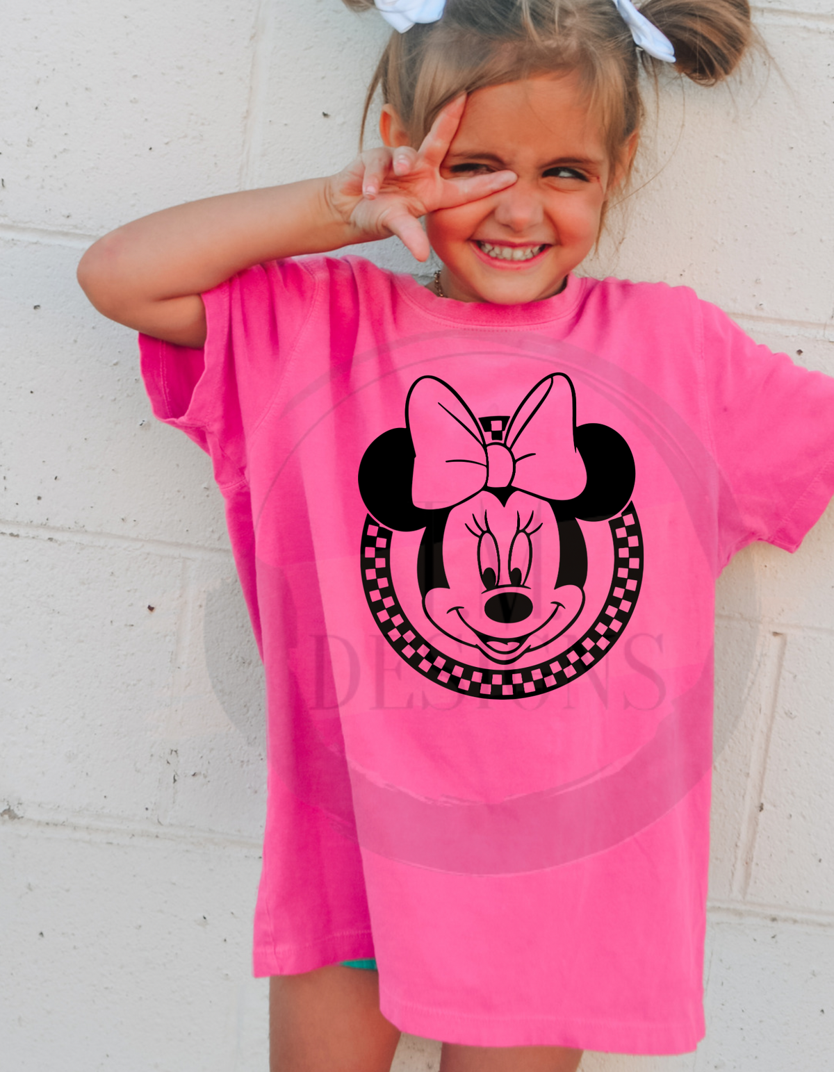 Minnie & Mickey Checkered Racing