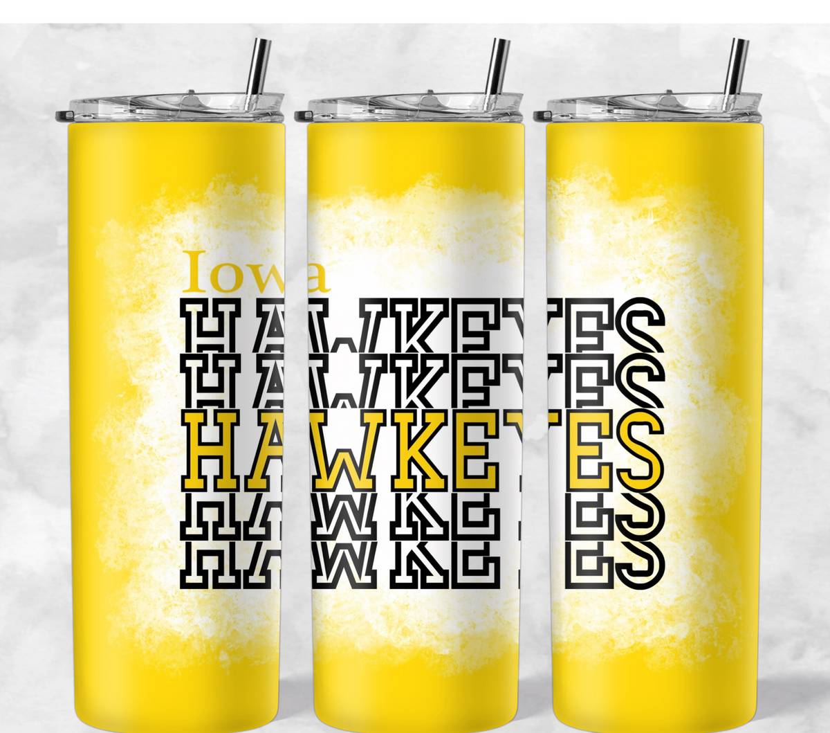 Hawkeye Stacked Yellow