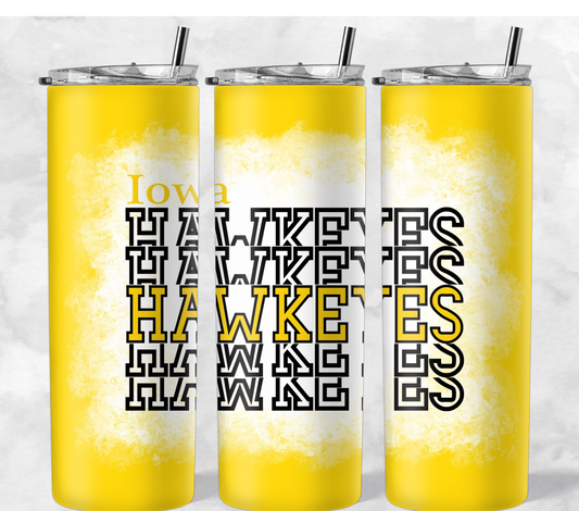 Hawkeye Stacked Yellow
