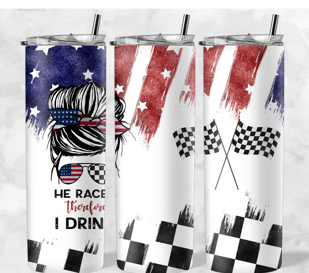 He Races I Drink