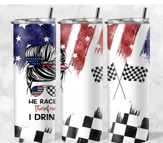 He Races I Drink