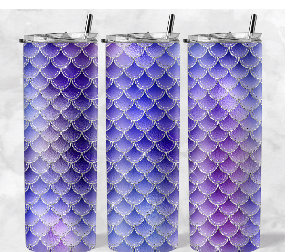 Purple Mermaid Scales